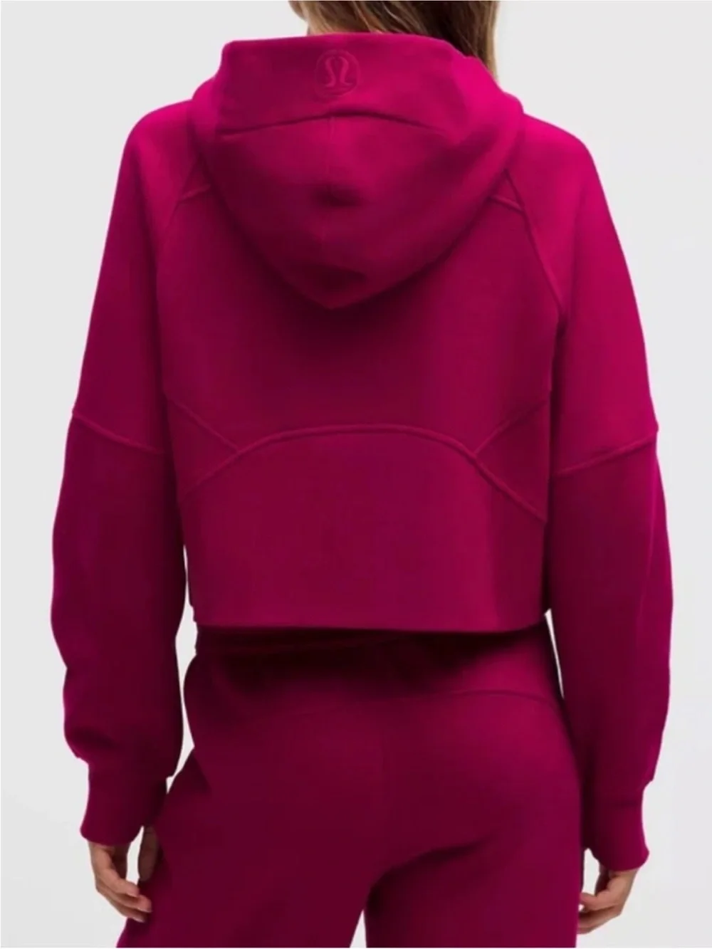 lululemon | Women's Scuba Oversized Half Zip Hoodie Size M/L Berry Rumble NWT